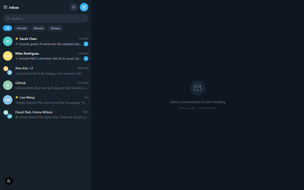 ChatMail filters